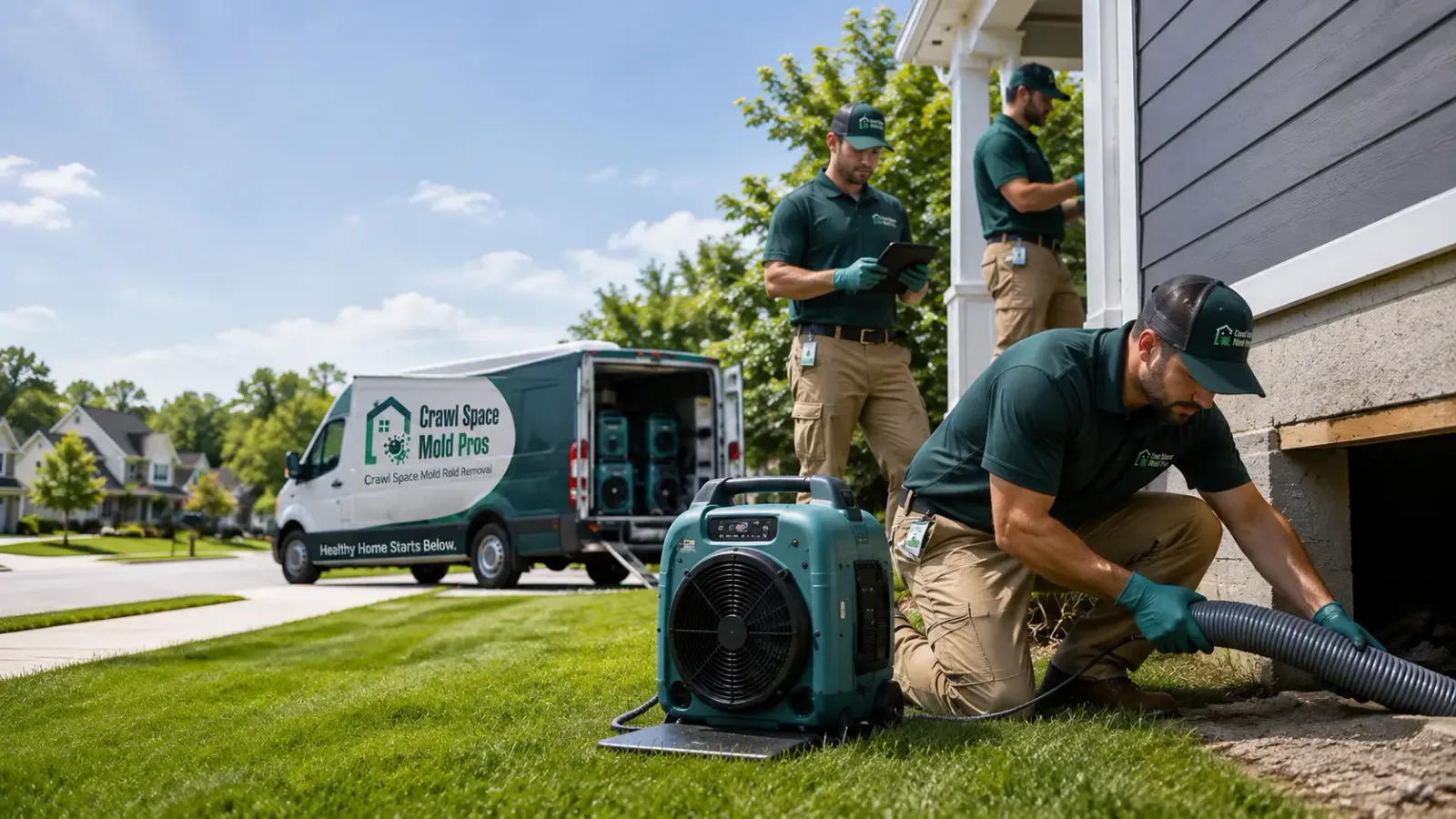 Crawl Space Mold Removal in Princeton, NJ